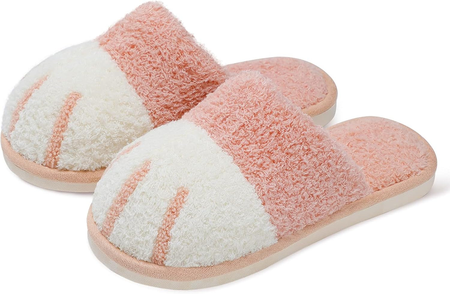 Cute Animal Slippers for Women Indoor Outdoor Memory Foam House Slipper Soft Warm Cozy Fuzzy Bedroom Non-Slip Shoes Christmas Gift Ladies