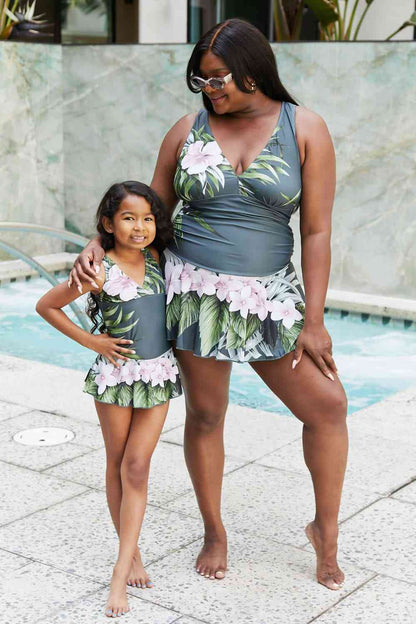 Aloha Forest Swim Dress – Marina West Swim Full Size Clear Waters